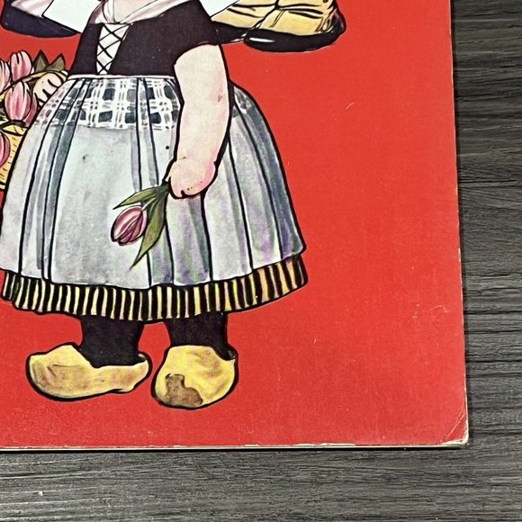 Vintage 1978 Dolly Dingle Paper Doll Book Around The World Grace G Drayton Uncut - Picture 2 of 16